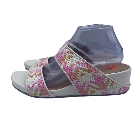Gentle Souls Kenneth Cole Gisele Sandals Wedge Heels Multi Color Womens 9.5 - Picture 1 of 8